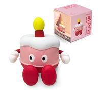 Fisura - Luce Notturna per Bambini “Torta”. Lampada Notturna Originale con Controllo tattile della Luce. 2 modalità di Illuminazione. Lampada per Bambini Anti-Paura. Regalo per Bambini.