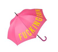 Fisura - Ombrello grande. Ombrello giovanile. Ombrello automatico con pulsante. Robusto ombrello stampato. 106 centimetri di diametro. (Rain, rosa)
