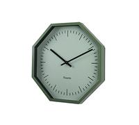 FISURA - Orologio da parete originale ottagonale verde. Orologio da cucina moderno. Orologio da parete verde. 30 centimetri di diametro. ABS e vetro. 1 batteria AA.