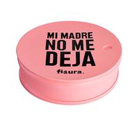 Fisura - Pack di 5 copertura per bevande anti-droga "mi madre". Copribevande riutilizzabile originale rosa. Protezione per bicchieri anti-spreco per festival e feste, in silicone BPA free. 5 unità.