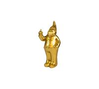 FISURA - Salvadanaio originale. Salvadanaio grande con forma. Divertente salvadanaio da regalare. Diversi modelli. Decorazione per la stanza. (Gnomo, oro)