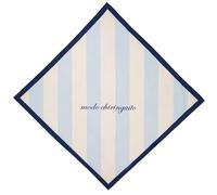 Fisura - Sciarpa collo donna originale all you need is love. Bandana multiuso per collo, testa o borsa beige e nero. 70 x 70 cm. Regalo da donna (Chiringuito, blu e bianco)