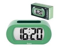 Fisura - Sveglia digitale gialla, orologio con display LED, forma Standard Verde