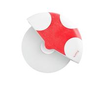 FISURA - Tagliapizza originale. Tagliapizza con rotella divertente. Coltello per pizza in acciaio inox e ABS. Misure: 7,5 centimetri x 5,5 centimetri. (Fungo, rosso)