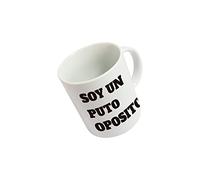 Fisura | Tazza da caffè e Desayuno Collezione Soy un P, per regalo da uomo e donna 355 ml (Opositor)