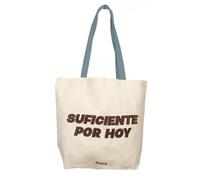 Fisura - Tote bag originale "hoy" Borsa in cotone 100% con tasca.