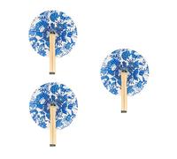 FISURA Fiori blu, 3 pezzi Nastro dei capelli, Standard Unisex Adulto, Fiori blu, 3 pezzi, Taglia unica