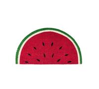 Fisura-Zerbino Ingresso Casa Arcobaleno in Cocco con Supporto Antiscivolo in Pvc. Titolo Originale Outdoor. Dipinto a Mano. Misure: 70 cm X 40 cm, LJJY-KK, Melone, rosso, 1 * 70 cm (Semicircular)
