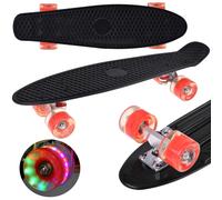 Fiszka LED skateboard con ruote illuminate per skatepark