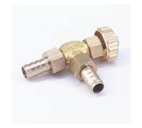Fit 10mm Hose I.D Barbed Elbow Brass Needle Valve Control Valve Gas