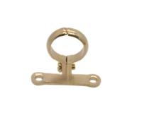 Fit 15 22 28 35 42 54 mm OD Tube Brass Polishing Pipe Morsetto Clip Supporto Gancio Fissato Plumbing Water With Base Pipe Fitting(Fit 42 mm OD Tube)