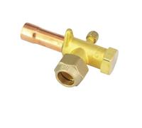 Fit 3/8" O.D Copper Tube 3 Ways Air Conditioner Angle Stop Valve YZWRWRMKTB