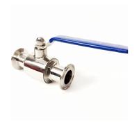 Fit 32mm 1-1/4" Pipe OD x 1.5" Tri Clamp Ball Shut Off Valve SUS 304 Stainless Beer Brewing Home