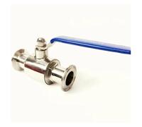 Fit 38mm 1-1/2" Pipe OD x 1.5" Tri Clamp Ball Shut Off Valve SUS 304 Stainless Beer Brewing Home