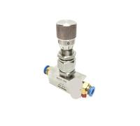 Fit 4 6 8 10 12 14mm OD PU Tube Push In Bulkhead 304 Stainless Shut Off Metering Micro Needle Valve Flow Regulating(Elbow,4mm)