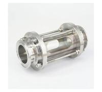 Fit 45mm Pipe OD 2" Tri Clamp SUS304 Flow Sight Glass Dipoter With Cover For Homebrew