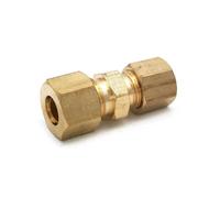 Fit 5/16" x 1/4" Tube OD Straight Compression Union Brass Pipe Fittings Connectors Adapters YZWRWRMKTB