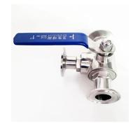 Fit 51mm Pipe OD x 2" Tri Clamp T-Port Ball Valve SUS 316L Stainless Beer Brewing Home