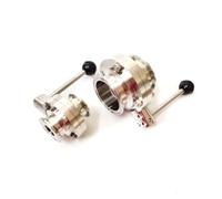 Fit 76mm Pipe OD x 3" Tri Clamp Flow Control Valve SUS 316L Stainless Beer Brewing Home