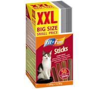 Fit and Fun Cat Sticks XXL 250G SALMONE POLLAME TACCHINO CONIGLIO