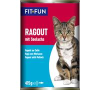 FIT AND FUN Fit+Fun Cat Ragout Lattina 415G MERLUZZO