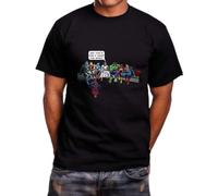 FIT And That's How I Saved The World 2 Short Sleeve Mens Black T-Shirt Size S-3XL