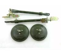 Fit Coppia Staffe Specchietti Braccio Regolabile Kit 5" Specchio per Jeep Wil...
