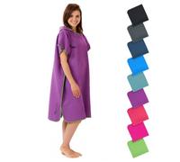 Fit-Flip Poncho Microfibra ad Asciugatura Rapida per Uomini, Donne, Bambini | Asciugamano per Cambiarsi da Surf, Sport Acquatici, Nuoto, Campeggio, Festival