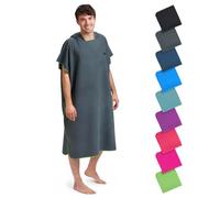 Fit-Flip Poncho Microfibra ad Asciugatura Rapida per Uomini, Donne, Bambini | Asciugamano per Cambiarsi da Surf, Sport Acquatici, Nuoto, Campeggio, Festival