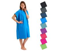 Fit-Flip Poncho Microfibra ad Asciugatura Rapida per Uomini, Donne, Bambini | Asciugamano per Cambiarsi da Surf, Sport Acquatici, Nuoto, Campeggio, Festival