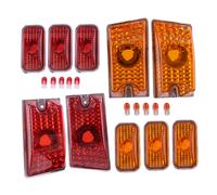 Fit for 2003-2009 Hummer H2 H2 SUT 05-09 Red Amber LED Cab Roof Marker Light 10x