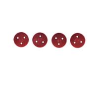 Fit for Avata 2 Drone Accessories 4pcs Protection Cover Motor Bottom Dustproof Anti-Wear Metal Pad(Red)