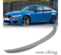 Fit FOR BMW F30 F80 3-Series 4D Sedan Boot Trunk Spoiler P Type PAINTED