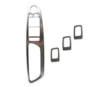 Fit for BMW X5 E70 X6 E71 08-13 Steel Door Armrest Window Switch Cover Trim
