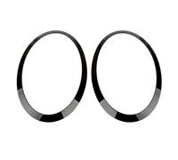 FIT FOR F55 F56 F57 MINI COOPER 2014-2018 HEADLIGHT TRIM RING 2pcs BLACK CAR