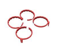 Fit For FLIP Bumper Strip Ring Protective Cover Anti-bump Anti-scratch Propeller Blade Protective Ring Drone Accessories(Red)