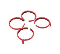 Fit For Flip Lightweight Propeller Guard Protector Drone Accessories Drone Anti-drop Full Cover Bumper Strip(RED)