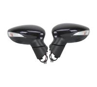 Fit for Ford Fiesta MK7 2013-2017 Mirror with Power Turn Signal Lamp 2pc Side