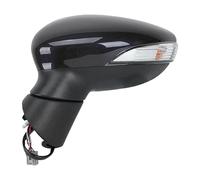 Fit for Ford Fiesta MK7 2013-2017 Mirror with Power Turn Signal Lamp Left Side