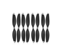Fit For Mavic Mini 2 Drone Mini Portable Low Noise Color Stripes Weight Propellers Accessories 4 Pair Colorful Propellers(Silver Edge)