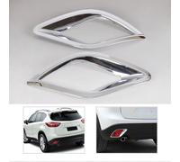 fit for Mazda CX-5 2012 2013 2014 2pcs Chrome Rear Fog Lights Lamp Mask Cover Hf