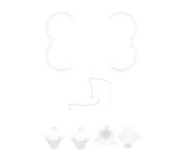 Fit For Neo Head Bumper Increase Height Bracket Tail Kit(White 3-Piece Set)