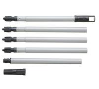 Fit For The Job, asta estensibile multilunga a 5 sezioni da 1'-4" (25 cm-1,2 m) per telai a rulli di verniciatura, offre una maggiore portata durante la verniciatura, compatibile con telai