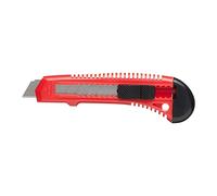 Fit for the Job Coltello multiuso leggero con lama retrattile da 18 mm con pulsante di regolazione multiposizione per fai da te, casa e arti e mestieri con 7 sezioni in acciaio inossidabile