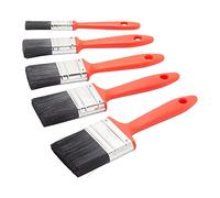 Fit for the Job Set di pennelli da 5 pezzi per dipingere con vernici a emulsione, lucide e satinate in pennelli da 0,5", 1", 1,5", 2" e 2,5"
