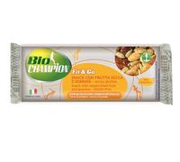 Biochampion - Barretta Fit&Go Frutta Secca e Guaranà, 1 barretta da 30 grammi