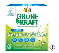 Fit Grüne Kraft Classic Tabs Per Un Risultato Ottimale Di Lavaggio 72er
