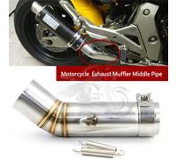 Fit GSXR600 GSXR750 Moto Scarico Marmitta Sezione Tubo Link Centrale 2011 2023