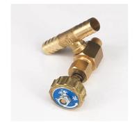 Fit Hose I.D 10mm Barbed -M10x1mm Tee 3 Ways Brass Needle Valve Control Valve For Gas