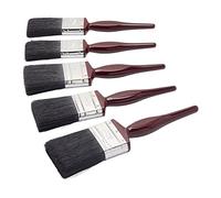 Fit Ror The Job Set di pennelli multiuso da 5 pezzi con setole miste per emulsione liscia, lucentezza, finitura satinata su pareti, soffitti, legno, metallo